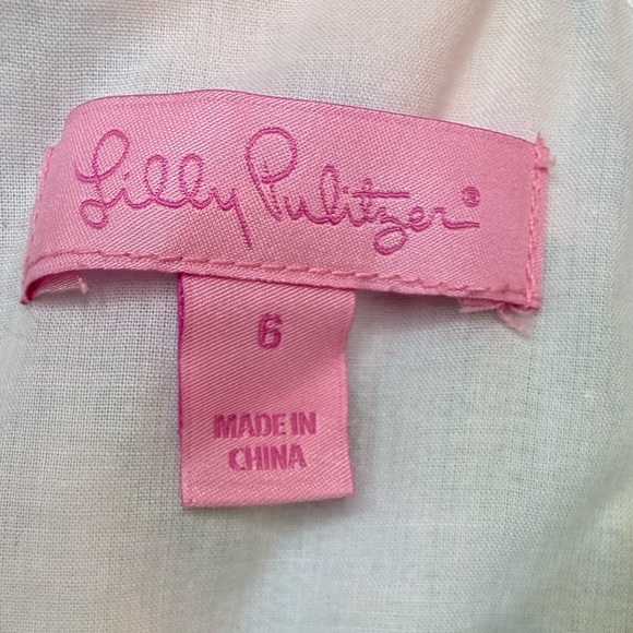 Lily Pulitzer | Poolside Blue First Impression Halter Neck Shift Women Sz 6 - Picture 6 of 10